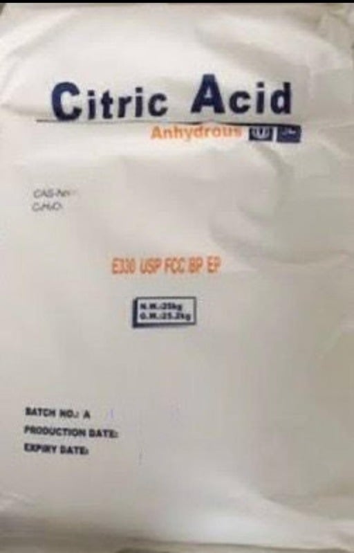 Citric Acid Anhydrous food grade — Acidulant wholesale in PK